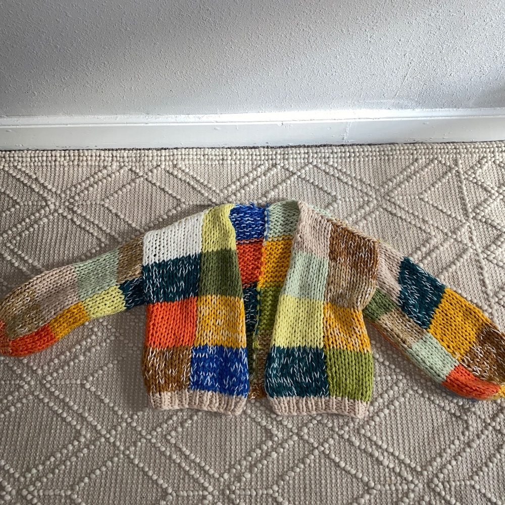Handmade Crotchet Cardigan Sweater